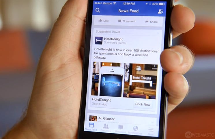 Facebook Mobil Reklam Tasarımını Yeniliyor | WebMasto