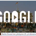 Google Berlin Duvarı doodle
