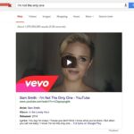 Google YouTube müzik videoları arama sonuçları
