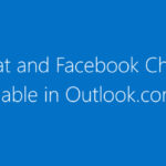 Outlook.com Facebook Chat Google Chat