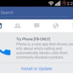 Facebook Phone ekran görüntüsü (Android Police)