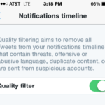 Twitter Kalite Filtresi (Quality Filter)