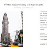 Instagram en paylaşılan şehir 2016