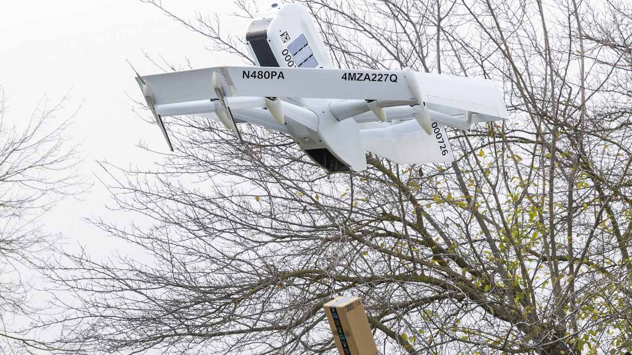 Amazon drone teslimatı