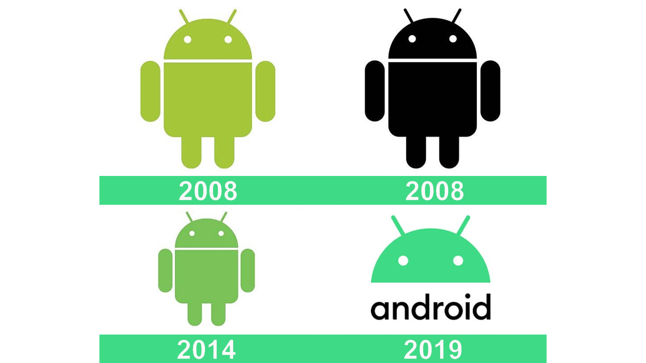 Eski Android logoları