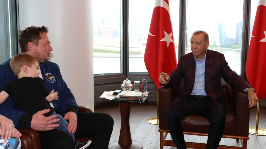 Cumhurbaşkanı Recep Tayyip Erdoğan - Elon Musk