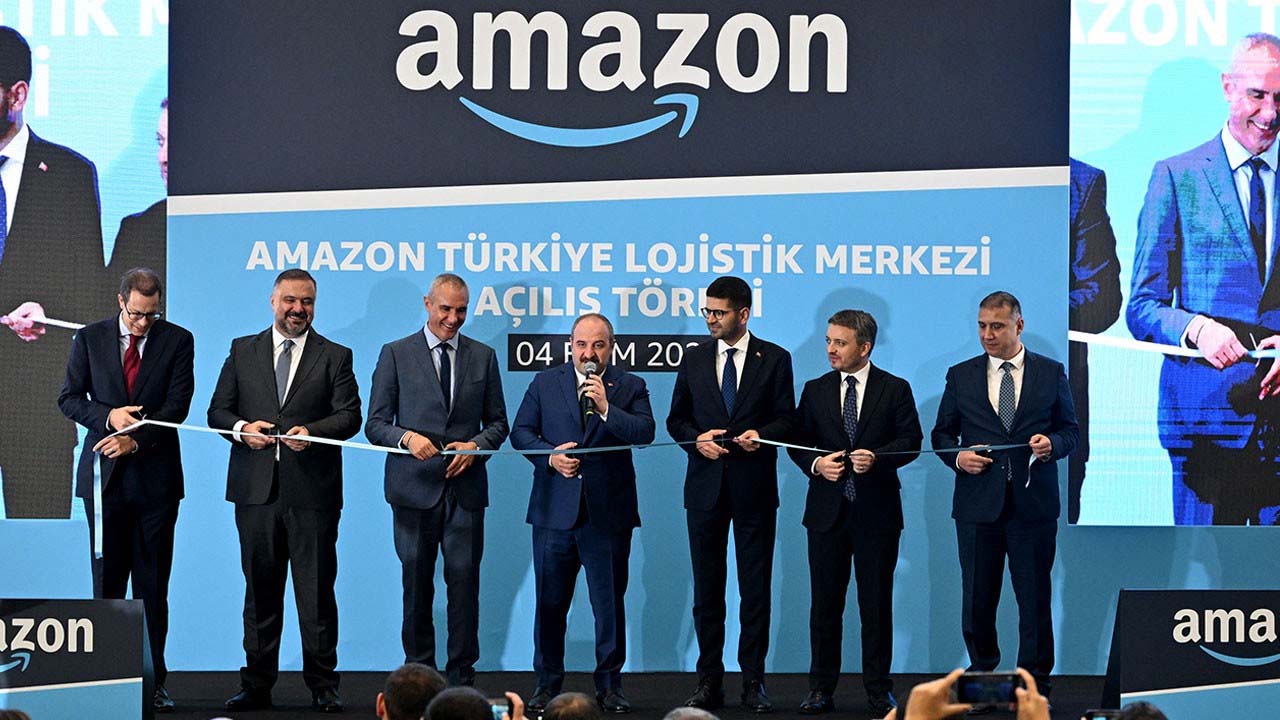 Amazon Türkiye lojistik merkezi açılış töreni