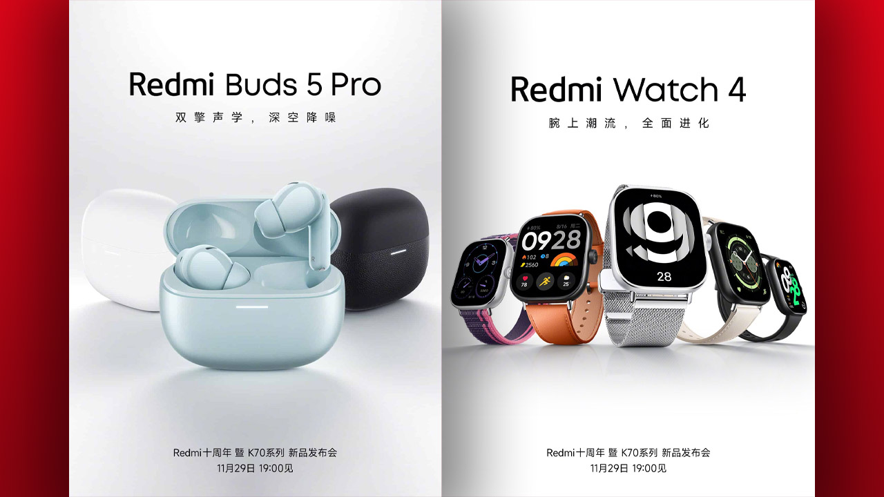 Redmi Buds 5 Pro ve Redmi Watch 4