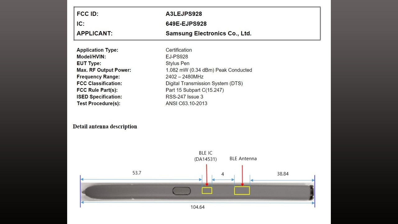 Galaxy S24 Ultra S Pen kalemi