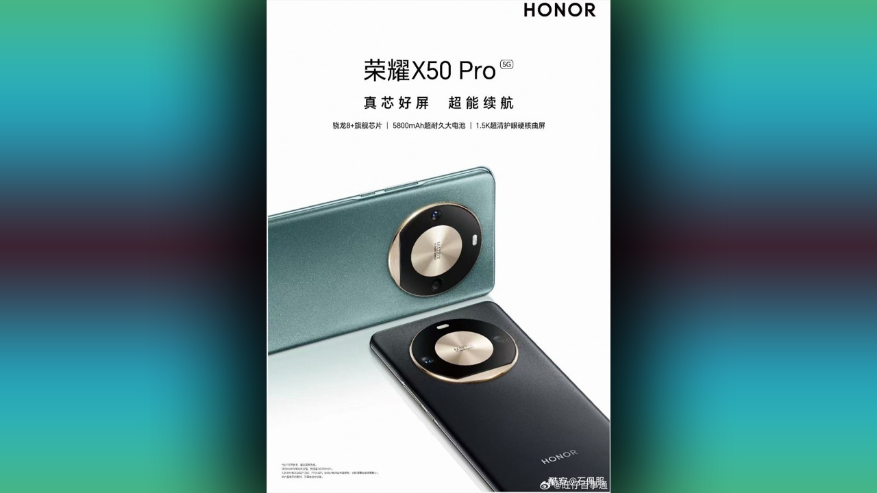 Honor X50 Pro tasarımı