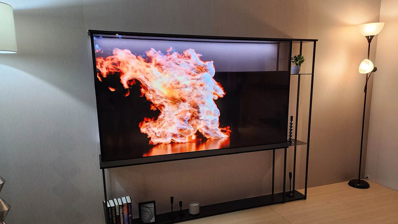 LG şeffaf ekran TV