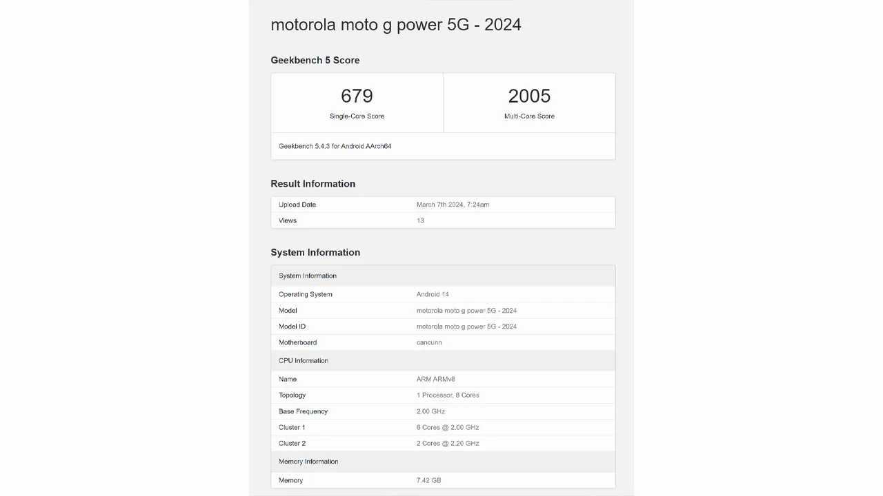 Moto G Power 5G 2024