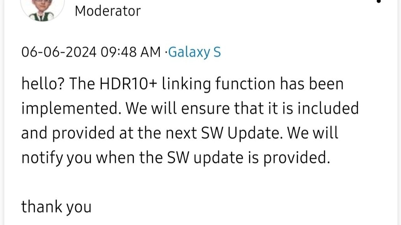 Samsung Galaxy S24 Instant Slow-Mo hatası