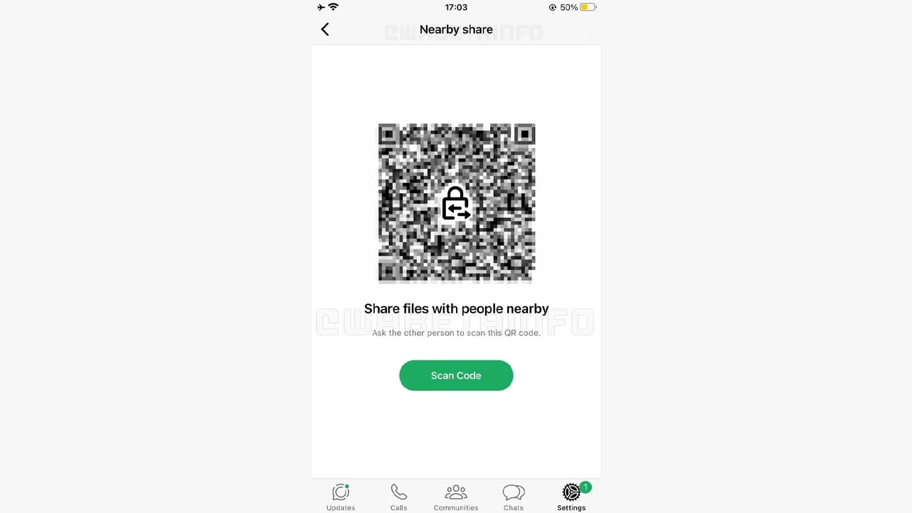 WhatsApp Nearby Share internetsiz dosya paylaşımı