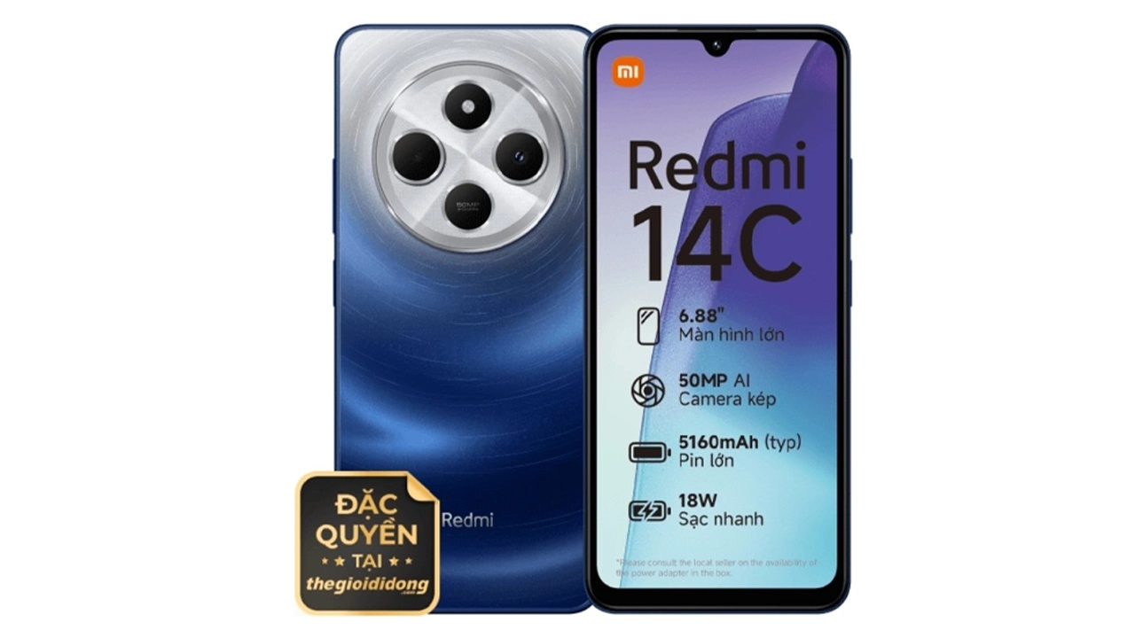 Redmi 14C tasarımı