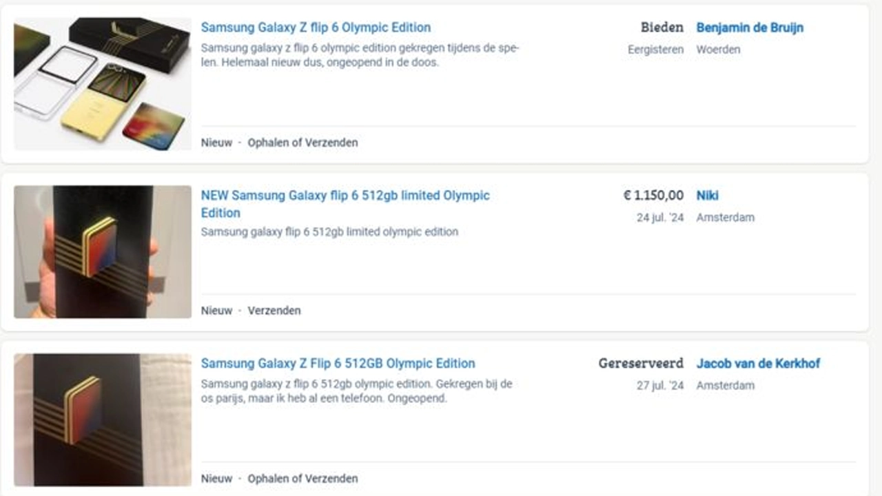 Samsung Galaxy Z Flip 6 Olympic Edition ilanları