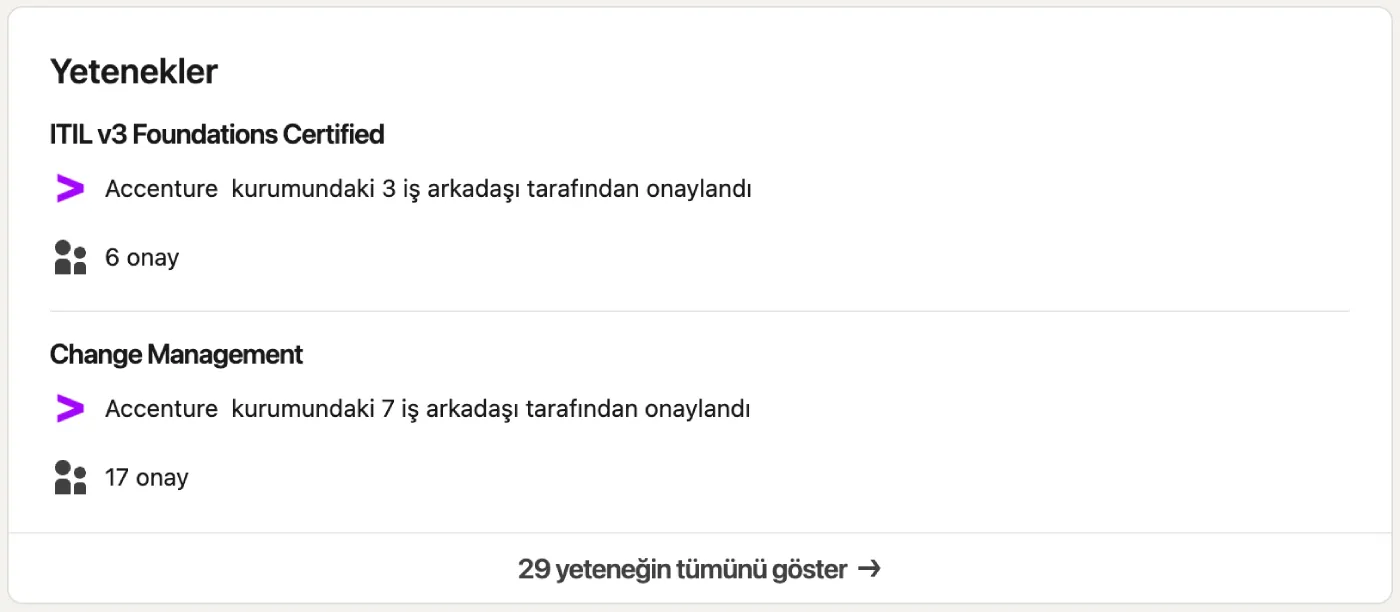 LinkedIn Yetenekler - LinkedIn profili nasıl olmalı