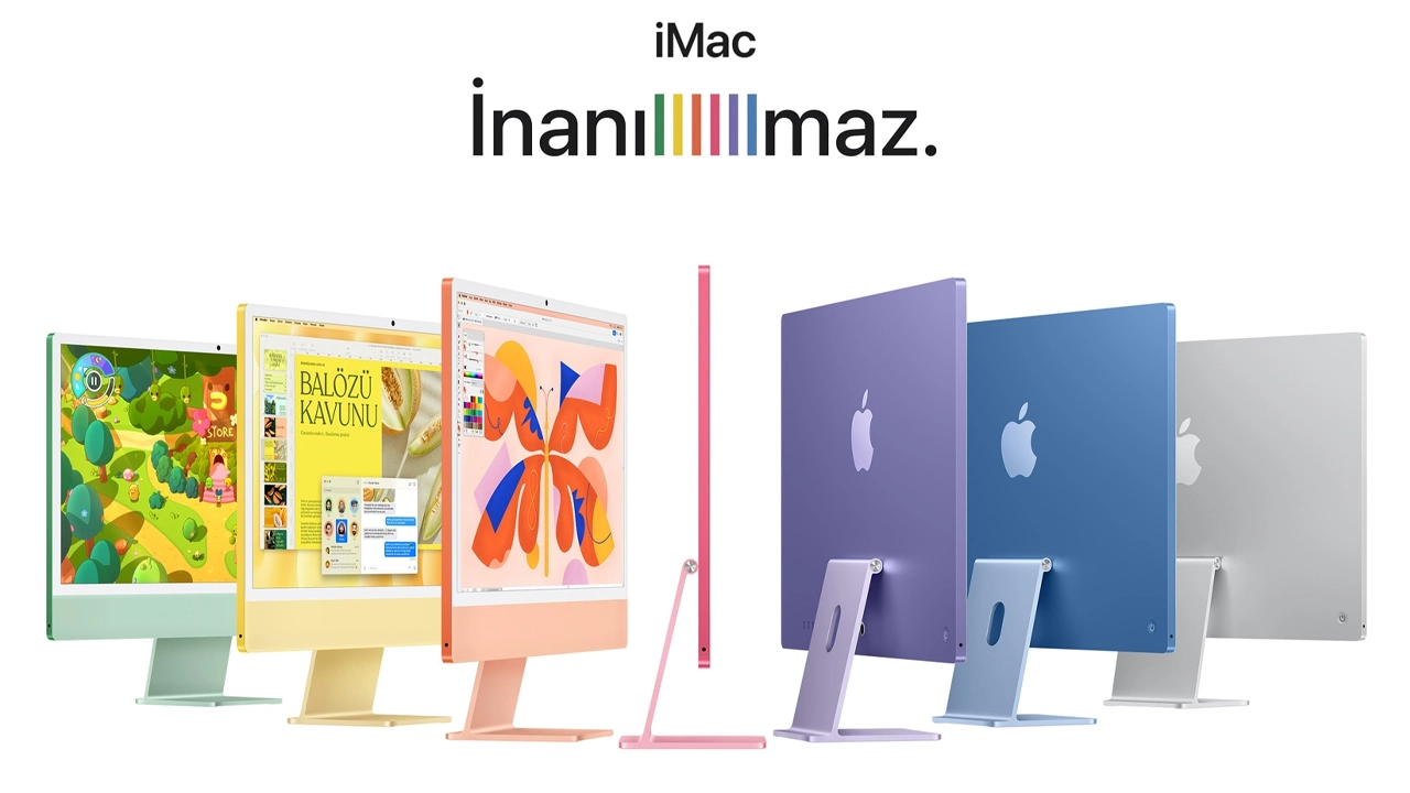 M4 çipli 24 inç Apple iMac