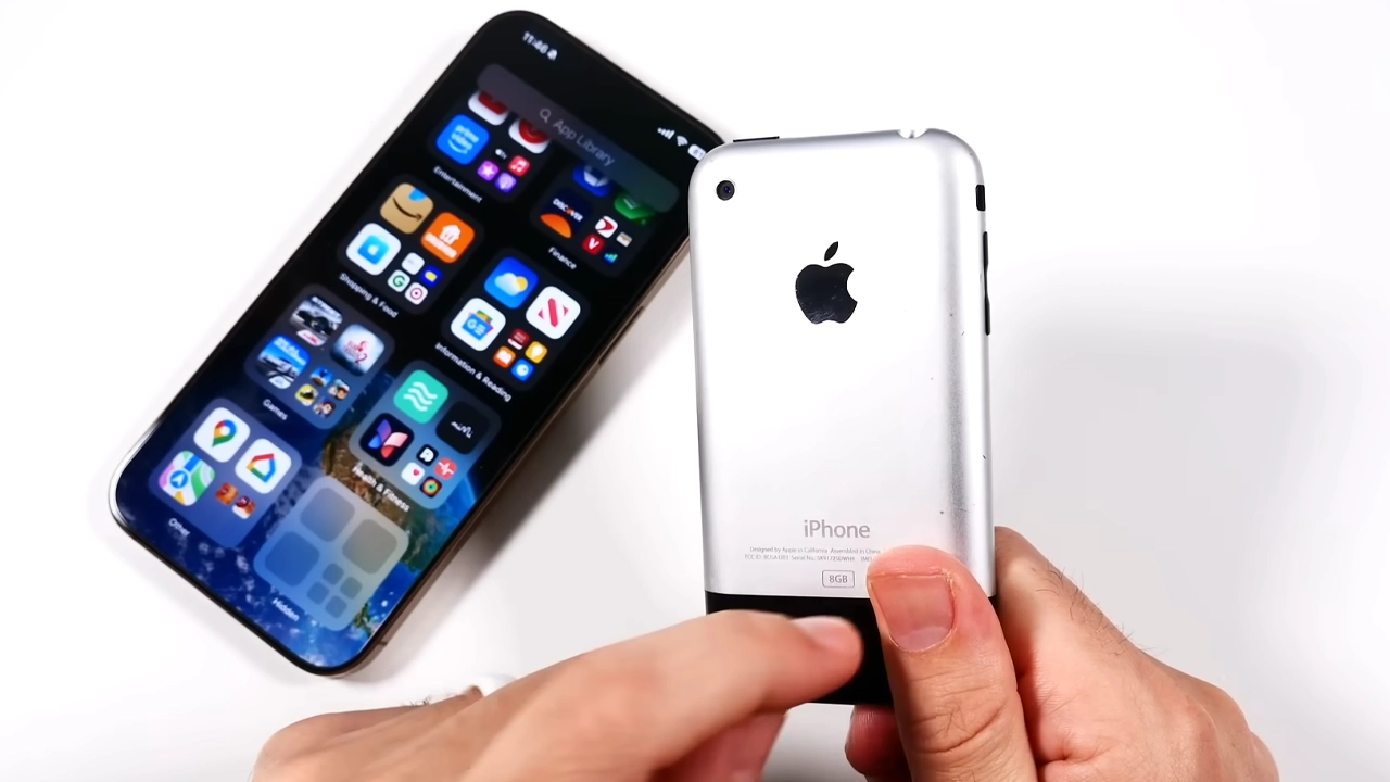 iPhone 16 Pro Max vs iPhone 1 karşılaştırma