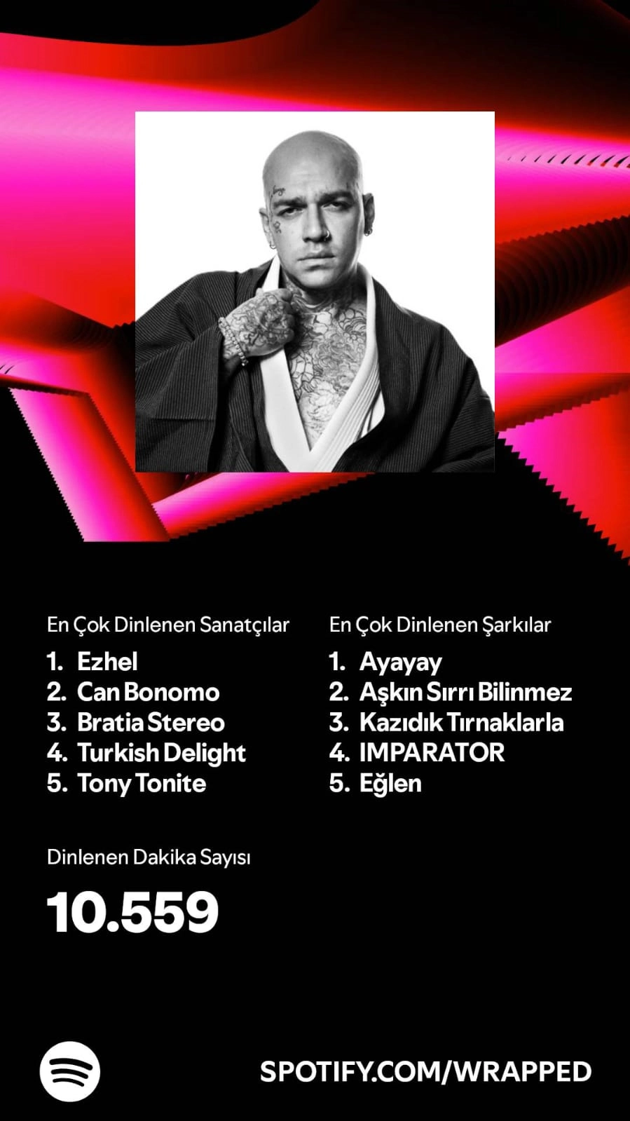 Spotify Wrapped 2024 nereden açılır?