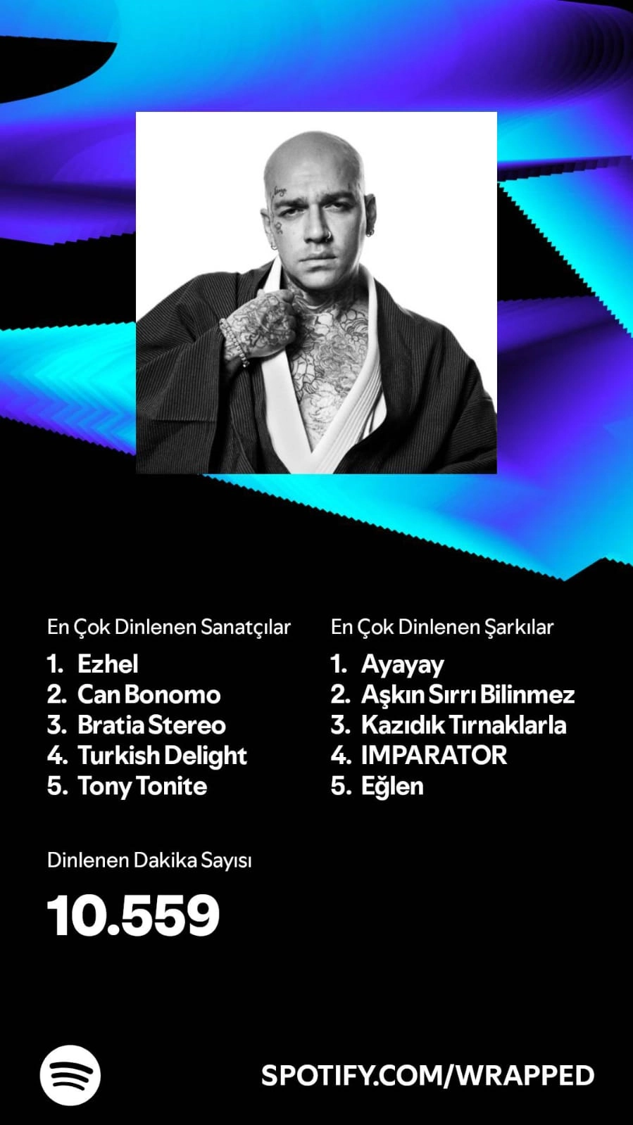 Spotify Wrapped 2024 nereden bakılır?