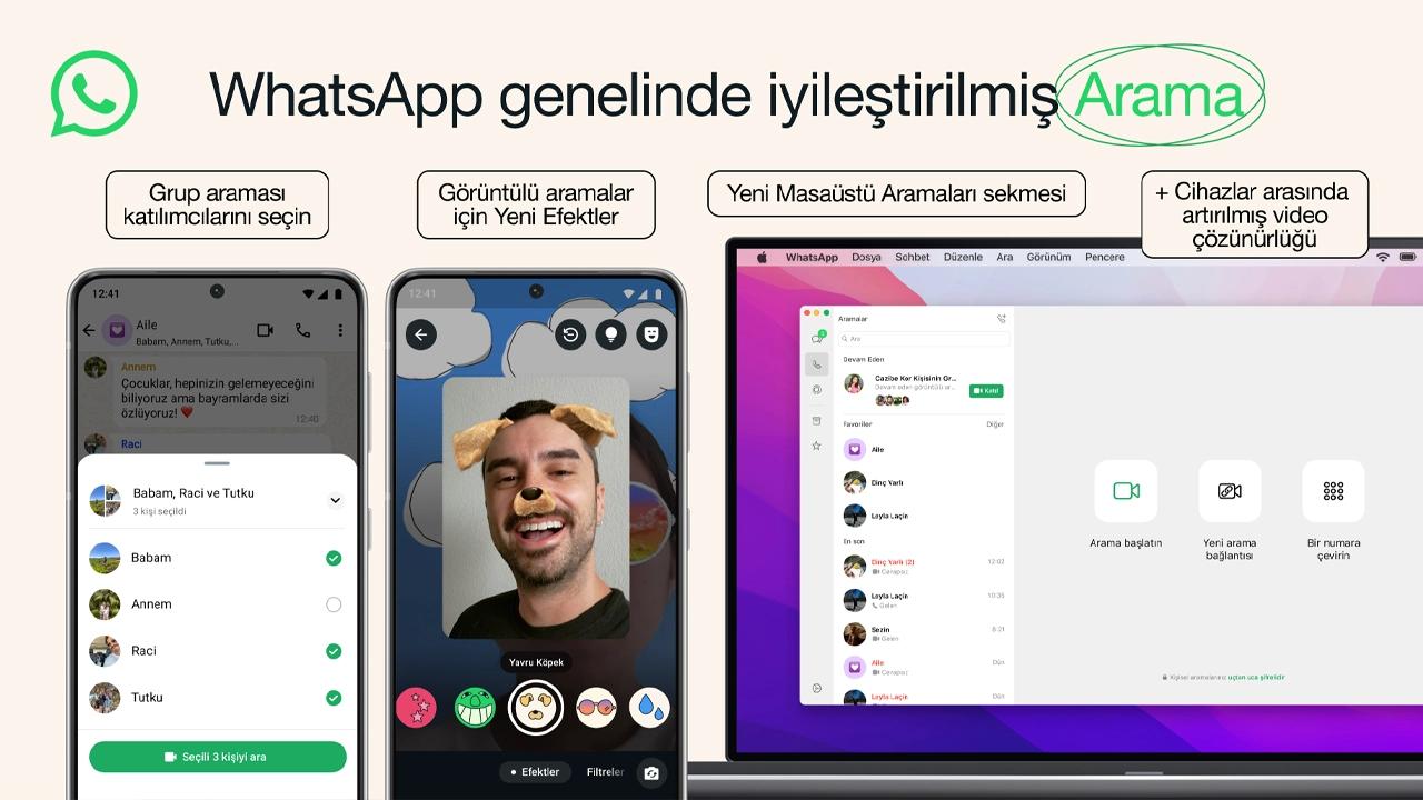 WhatsApp görüntülü konuşmalar için önemli iyileştirmeler sunuyor