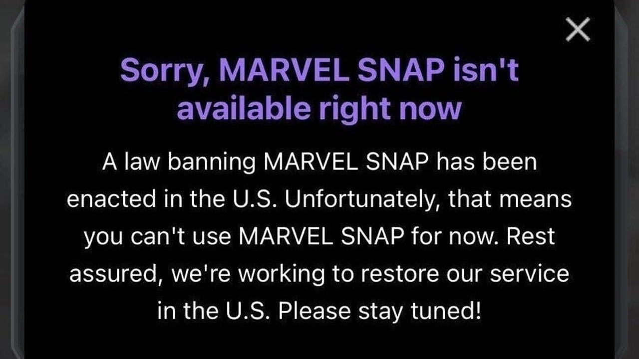 Marvel Snap ABD yasağı