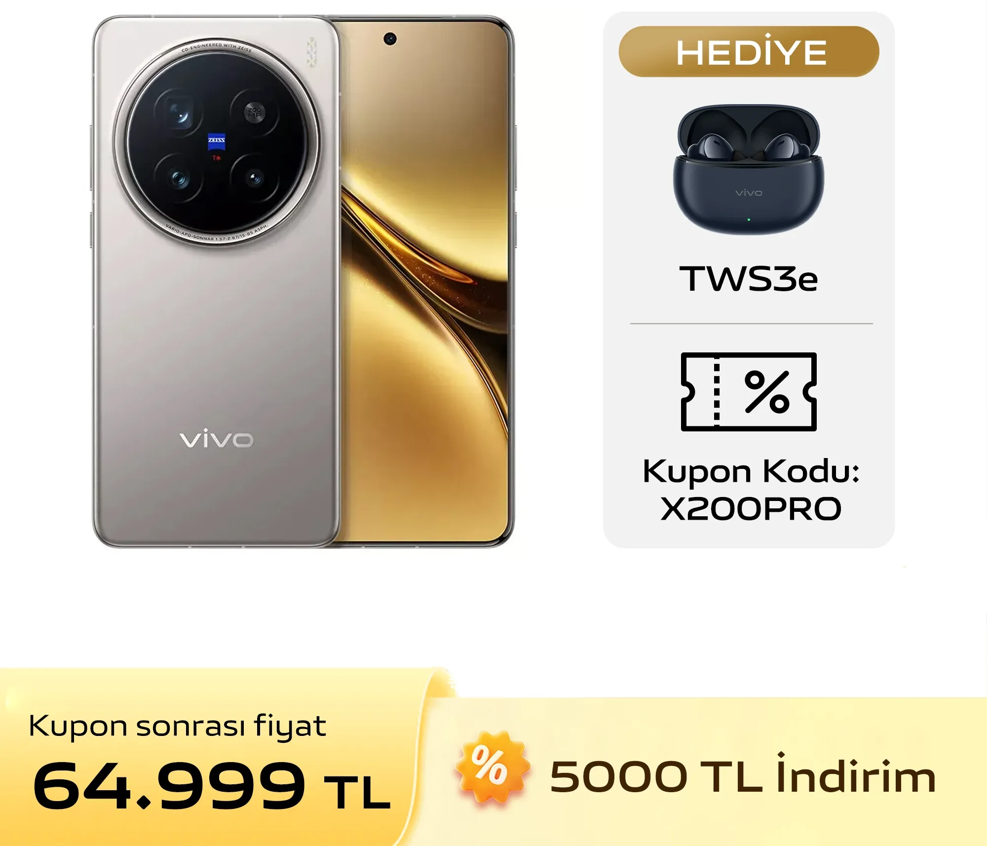 Vivo X200 Pro Türkiye fiyatı