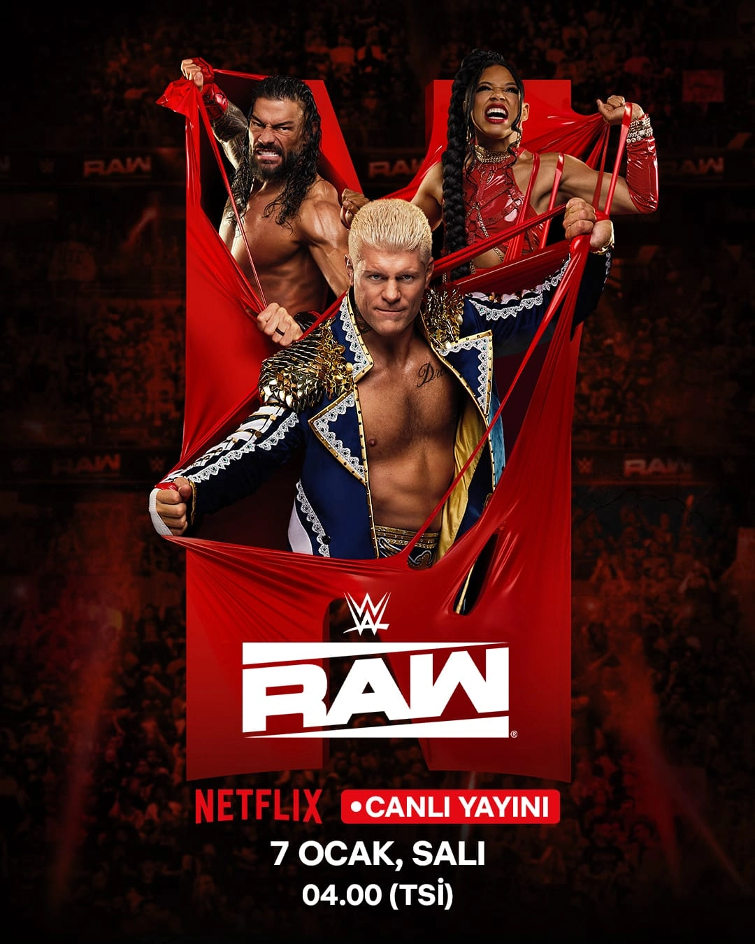 WWE RAW Netflix canlı yayın