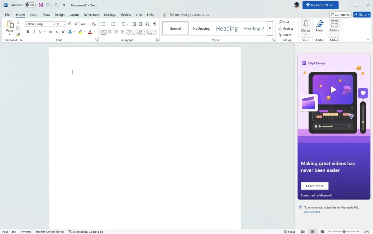 Microsoft Windows Office ücretsiz sürümü