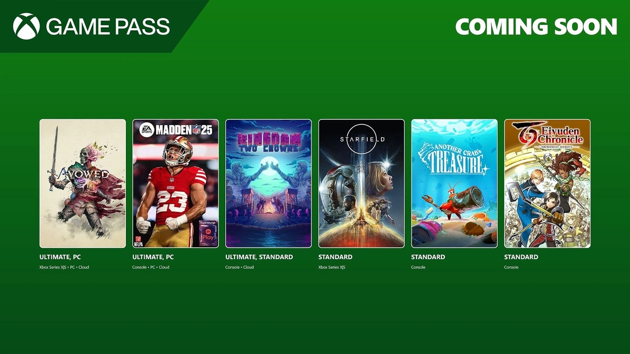 Xbox Game Pass Şubat 2025 yeni oyunlar