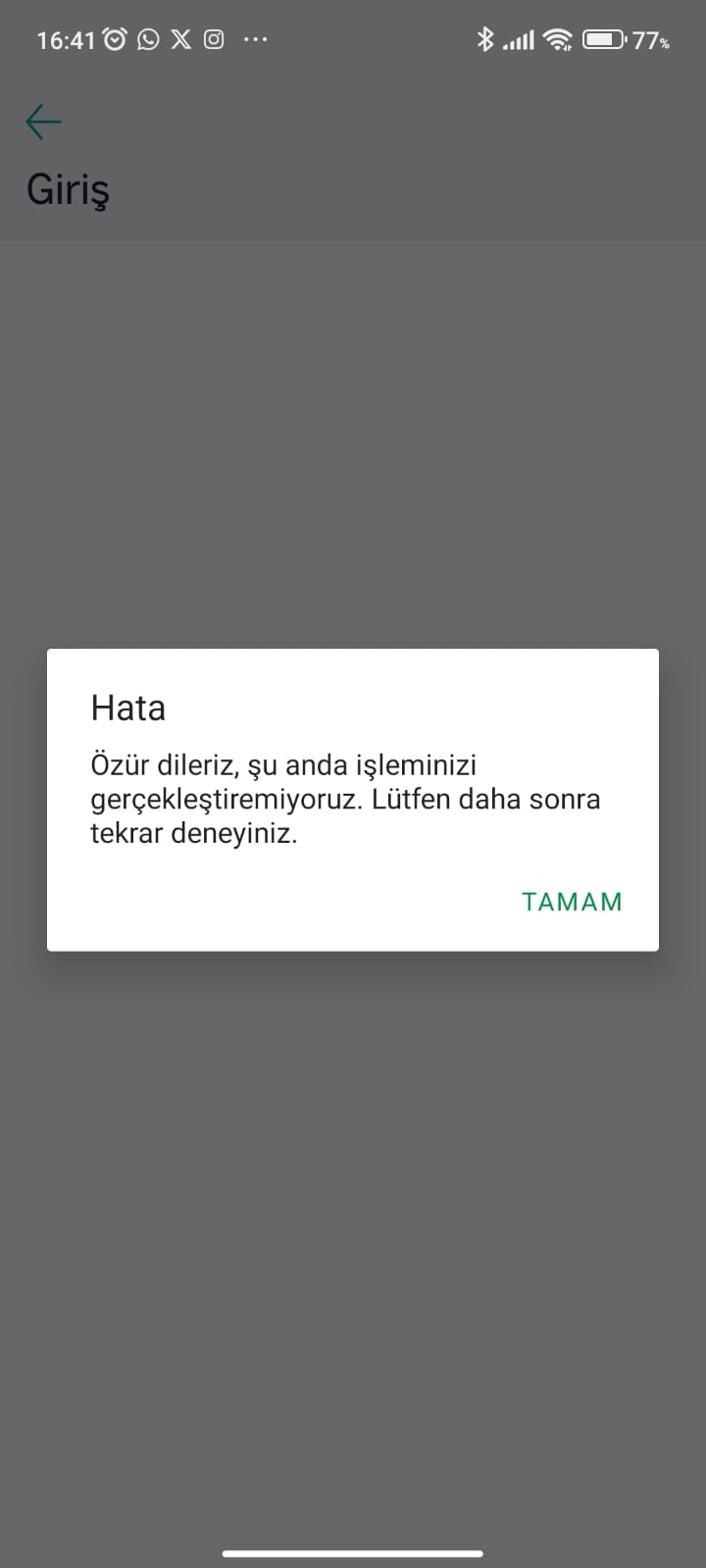 Garanti mobil çöktü mü?
