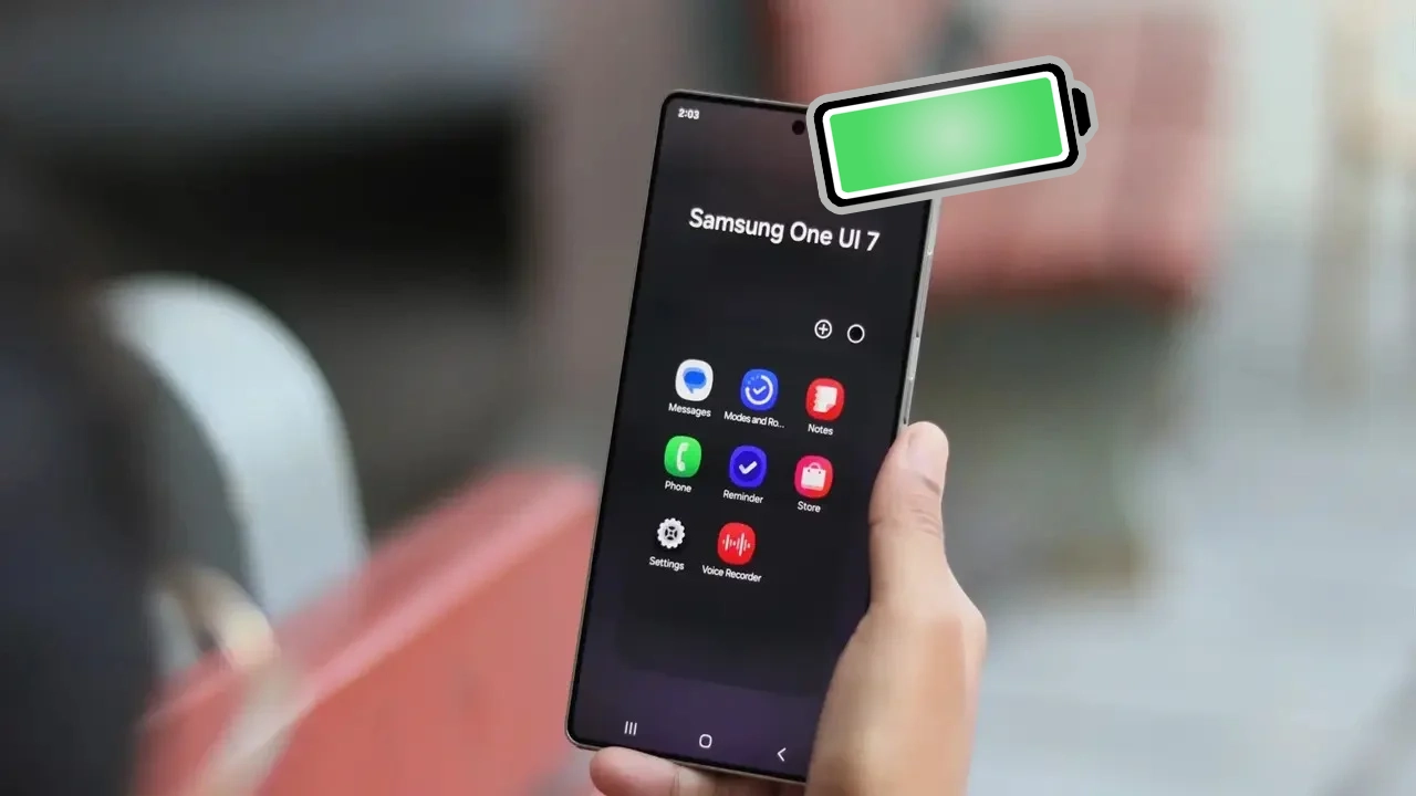 One UI 7 pil tüketimi hatası