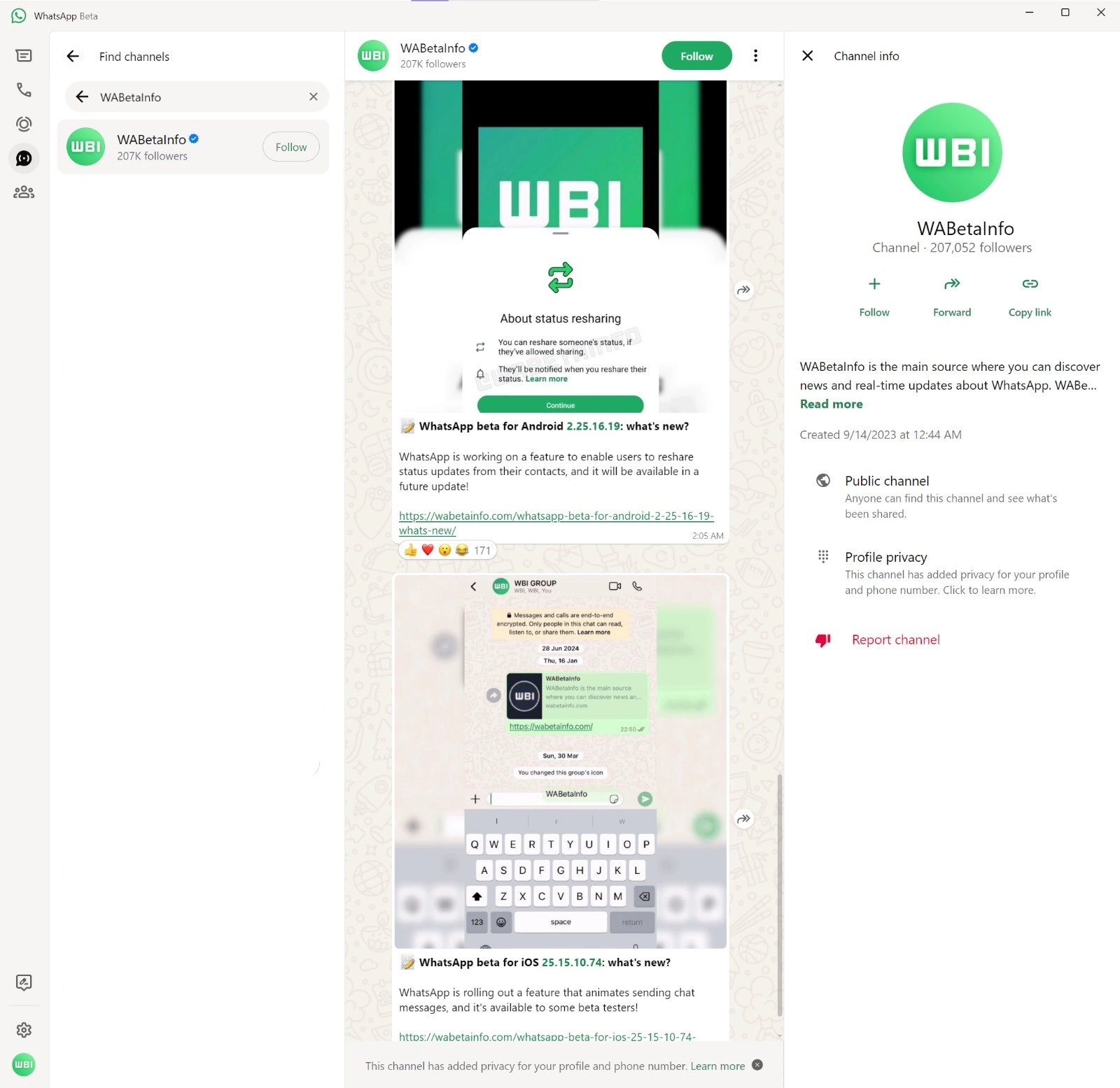 Whatsapp Windows masaüstü uygulaması yeni tasarımı