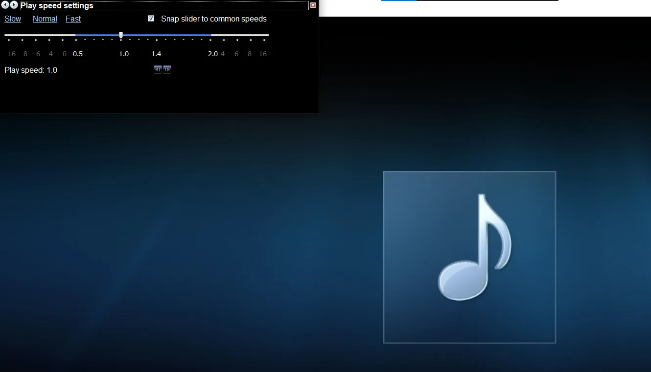 Windows Media Player Oynatma Hızı Ayarı