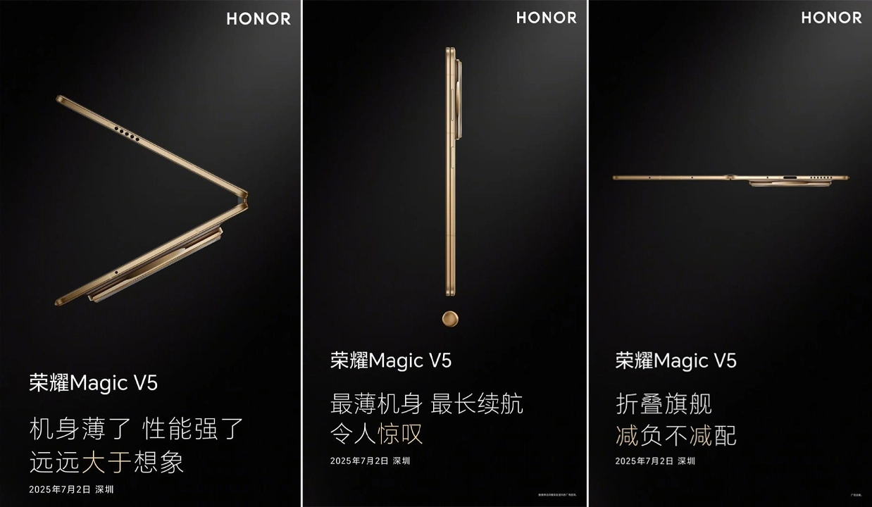 Honor Magic V5 tasarımı