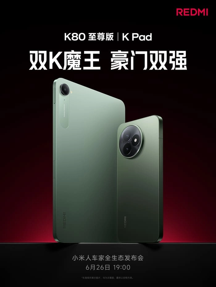Redmi K80 Ultra ve Redmi K Pad