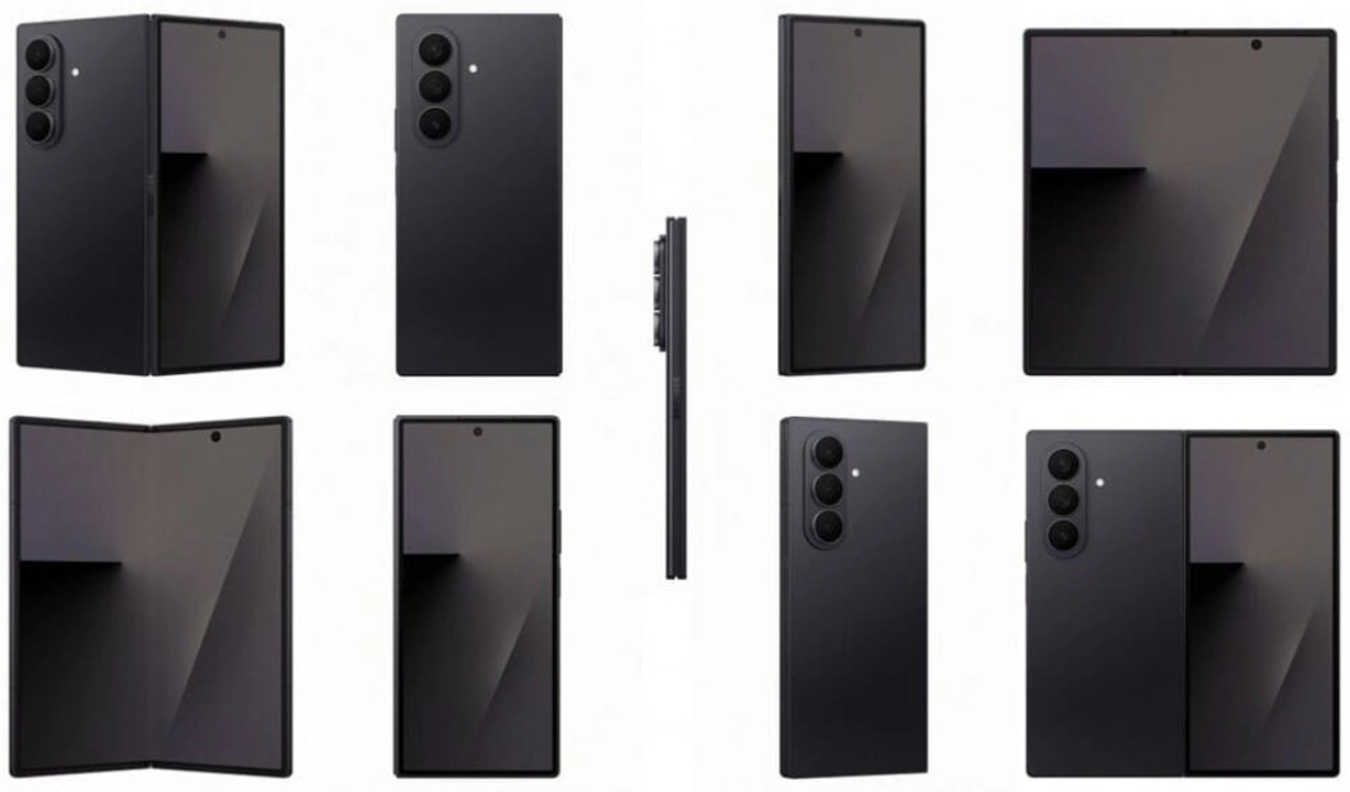 Samsung Galaxy Z Fold 7 render görüntüleri