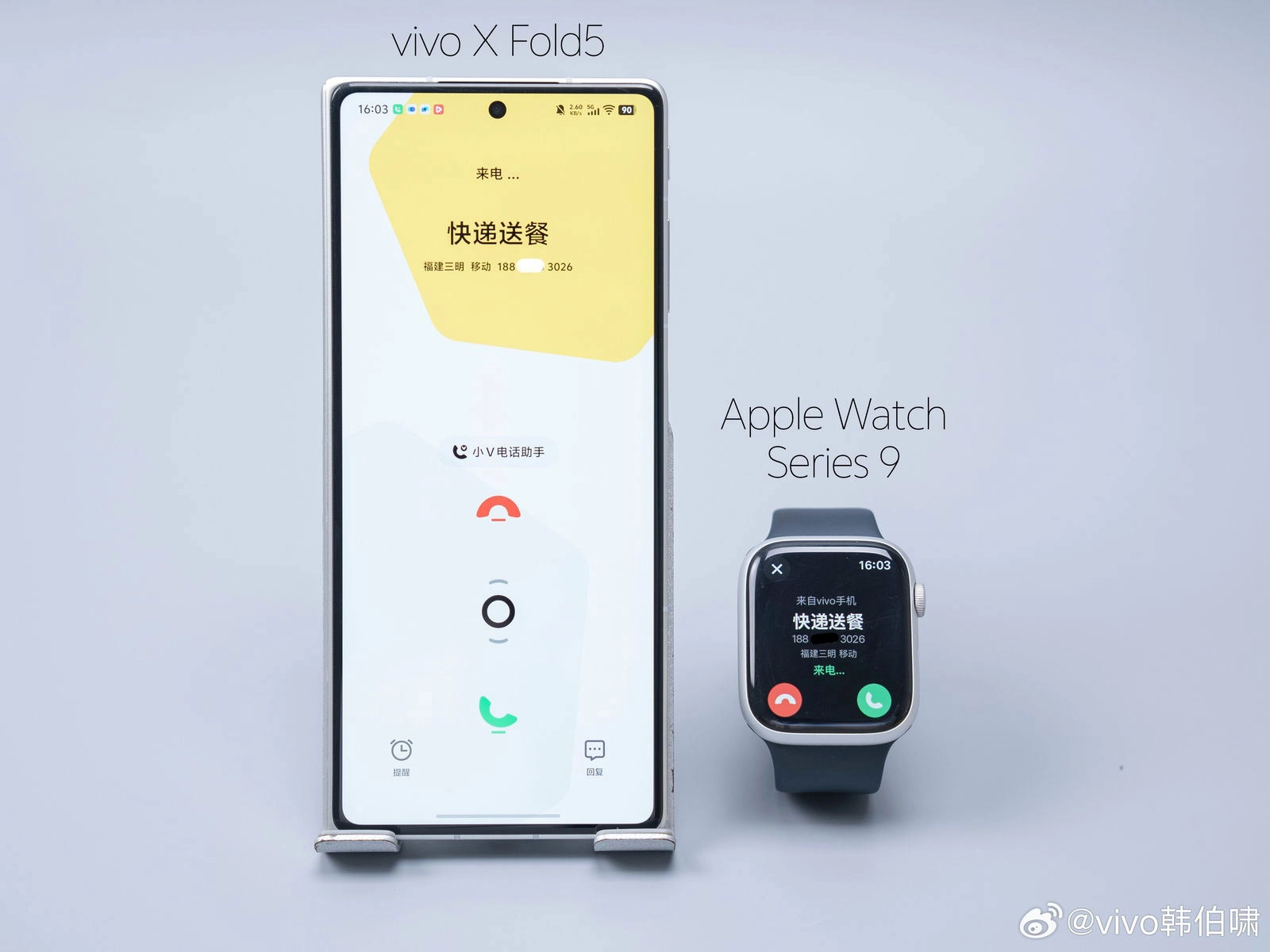 Vivo X Fold 5 Apple Watch entegrasyonu