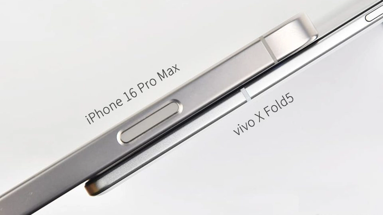Vivo X Fold 5 ve iPhone 16 Pro Max