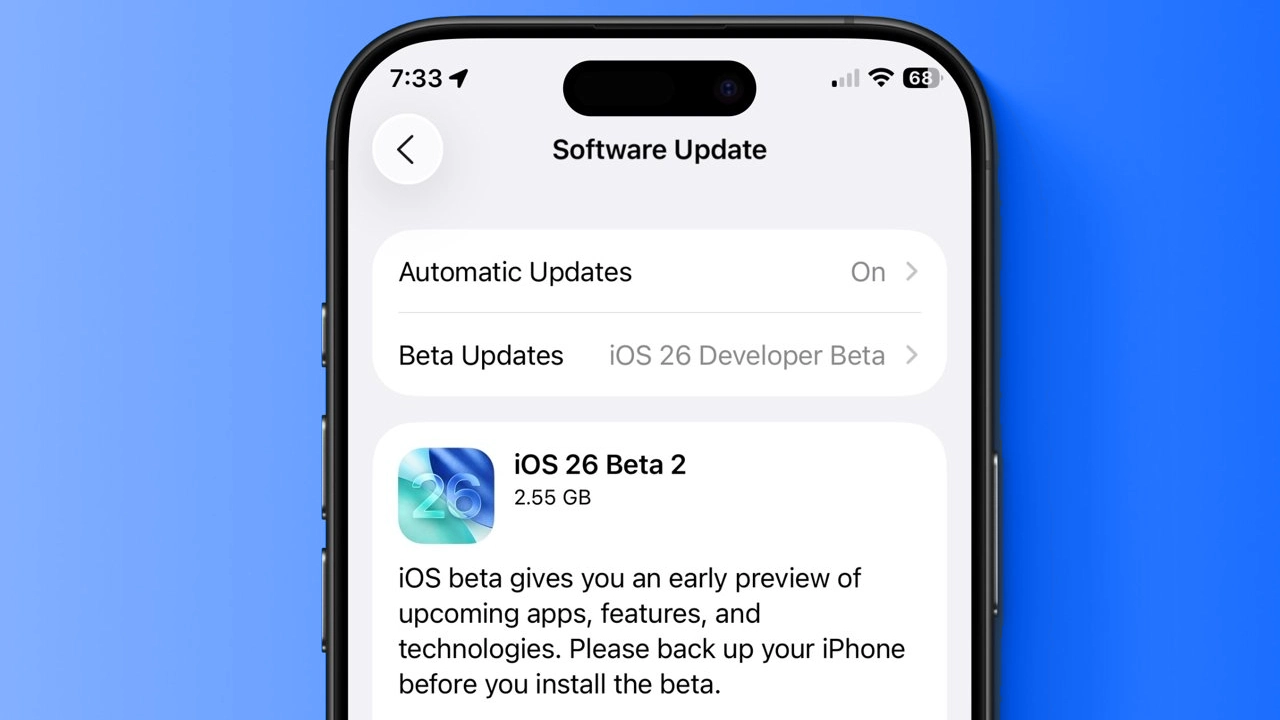 iOS 26 Beta 2
