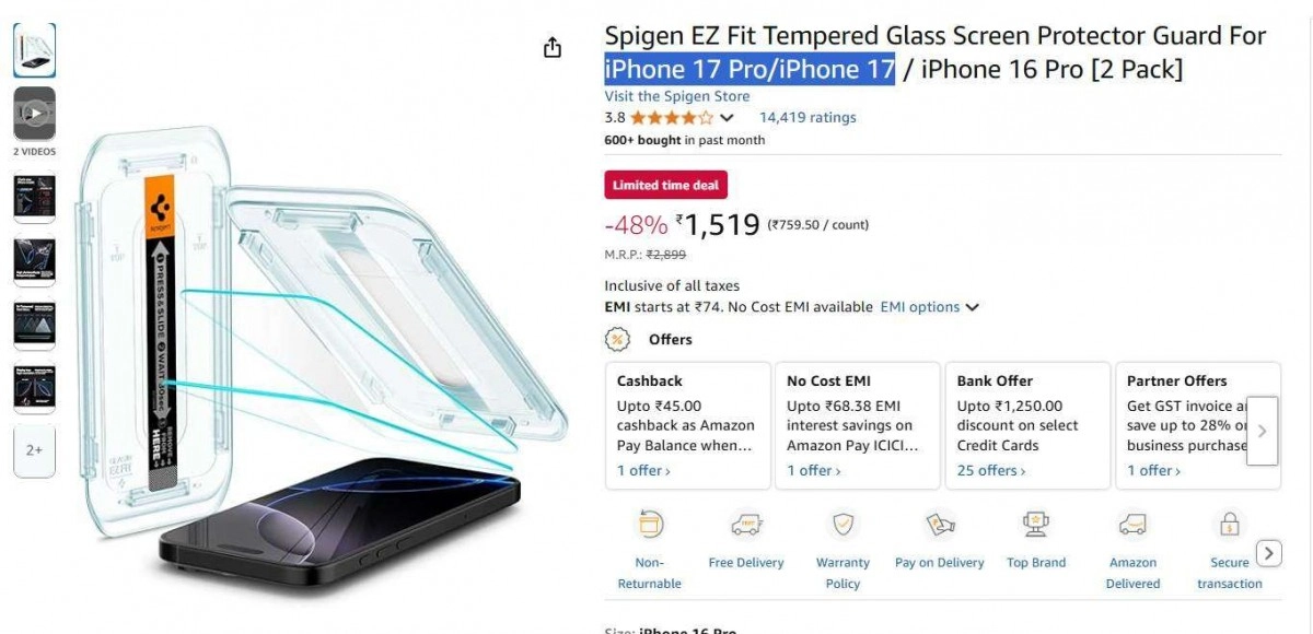 iPhone 17 serisi ekran boyutları