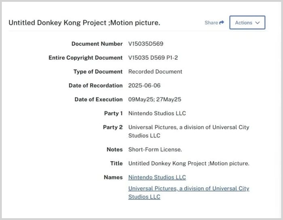 Donkey Kong filmi