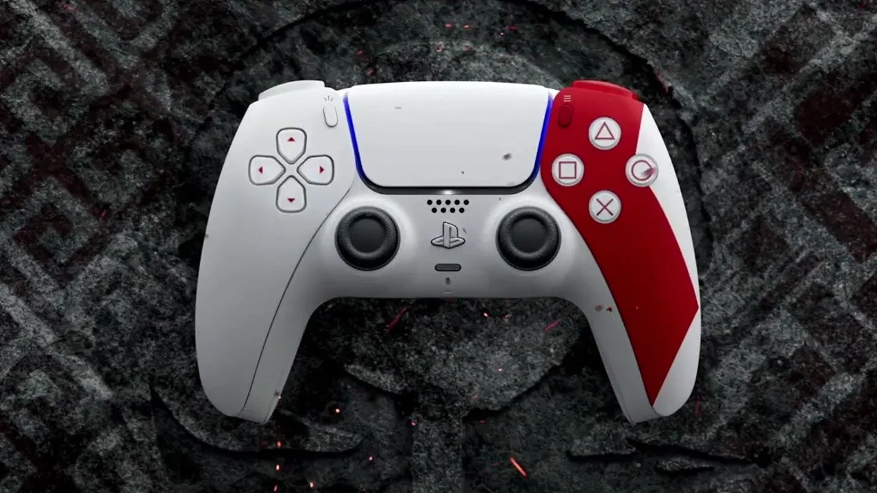 Kratos temalı özel DualSense