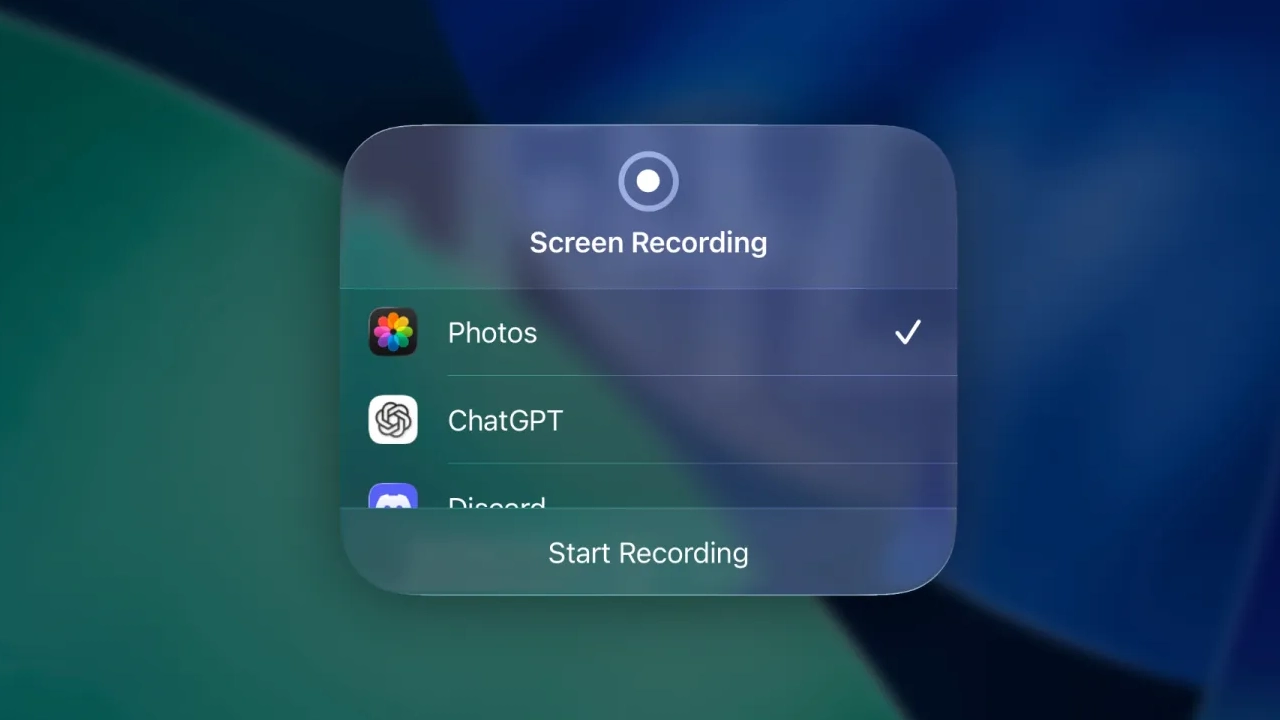 iOS 26 ekran kaydı özelliği