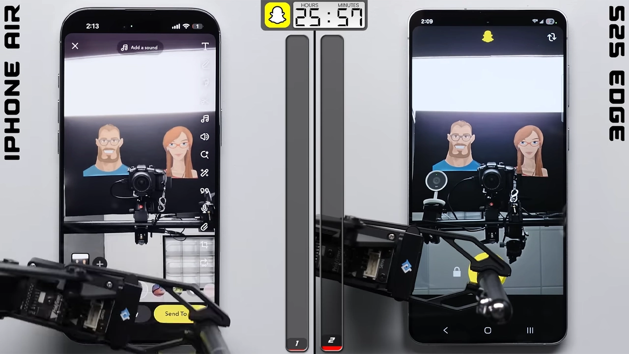 iPhone Air ve Samsung Galaxy S25 Edge pil testinde kapıştı
