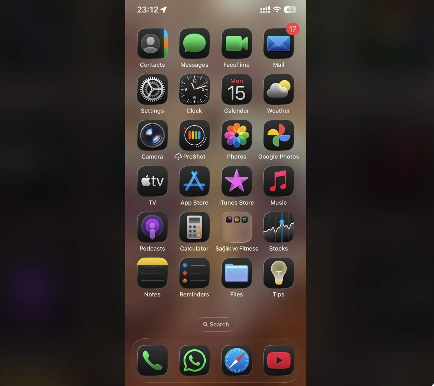 iOS 26 uygulama simgeleri