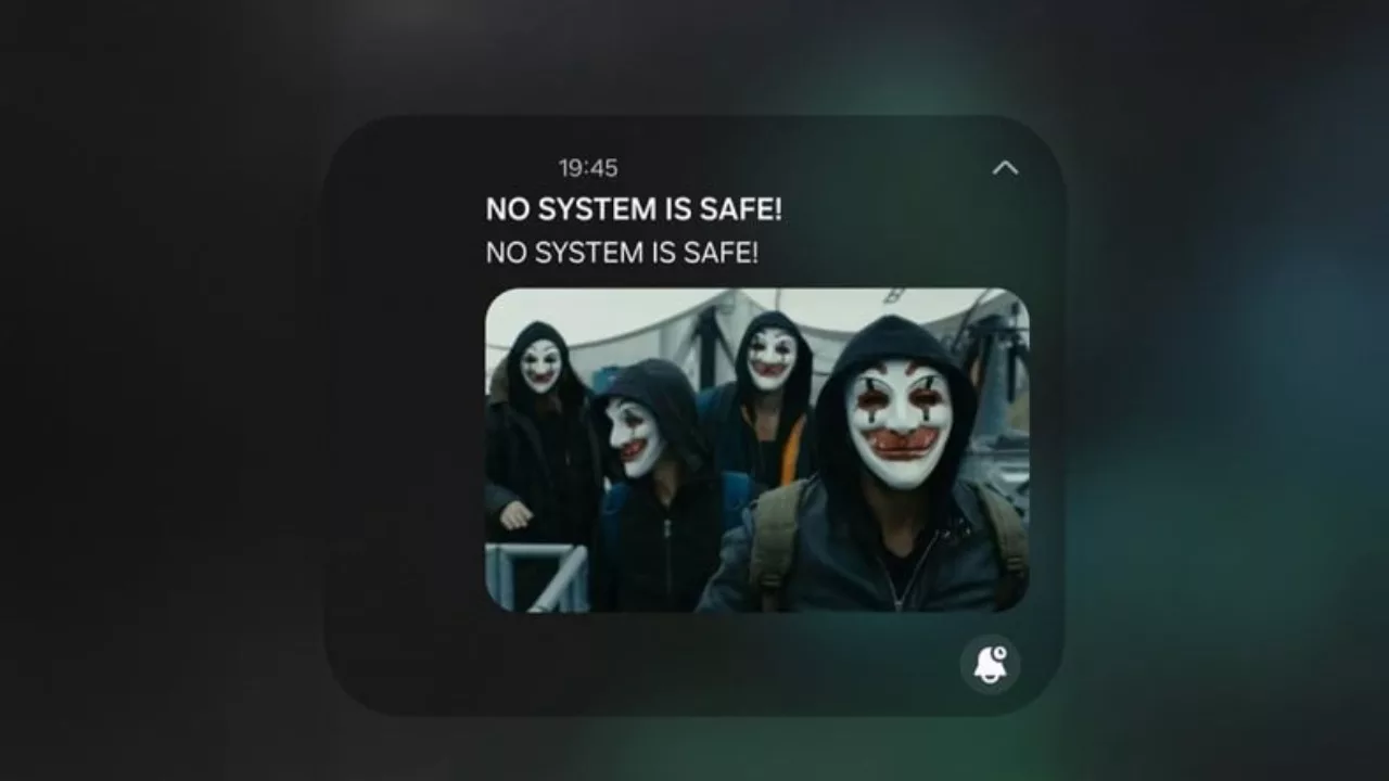 No System is safe bildirimi