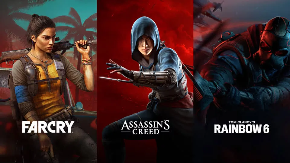 Far Cry, Assassins Creed, Rainbow Six