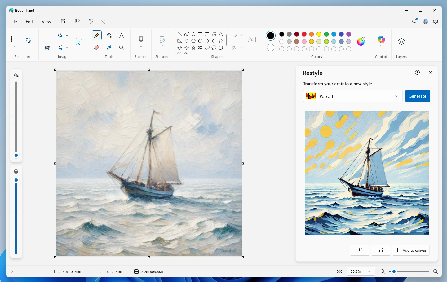 Paint Restyle özelliği nasıl çalışıyor?